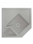 Мойка для кухни Villeroy & Boch Monumentum угловая 89,6х89,6 см керамика almond 330301AM