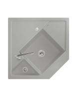 Мойка для кухни Villeroy & Boch Monumentum угловая 89,6х89,6 см керамика fossil 330302KD