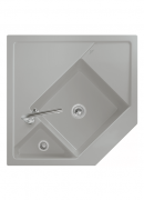 Мойка для кухни Villeroy & Boch Monumentum угловая 89,6х89,6 см керамика almond 330302AM