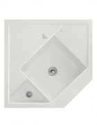 Мойка для кухни Villeroy & Boch Monumentum угловая 89,6х89,6 см керамика steam 330302SM