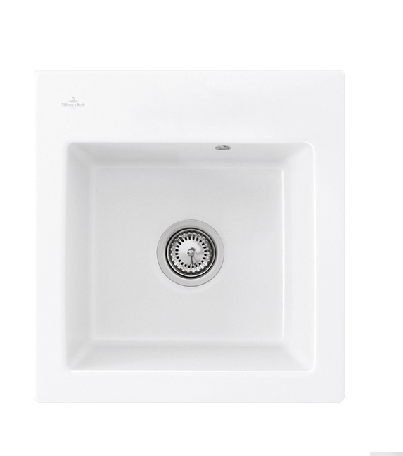 Мойка для кухни Villeroy & Boch Subway 45 XS Flat 44х47,5 см керамика white alpin 67811FR1