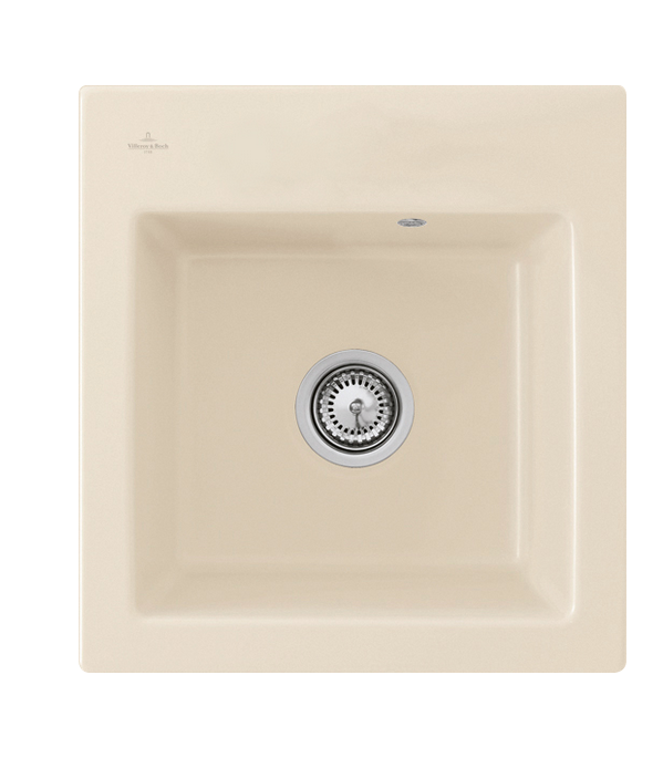 Мойка для кухни Villeroy & Boch Subway 45 XS Flat 44х47,5 см керамика ivory 67811FFU