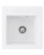 Мойка для кухни Villeroy & Boch Subway 45 XS Flat 44х47,5 см керамика stone white 67811FRW