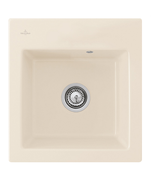 Мойка для кухни Villeroy & Boch Subway 45 XS Flat 44х47,5 см керамика crema 67811FKR