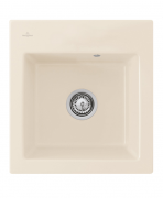 Мойка для кухни Villeroy & Boch Subway 45 XS Flat 44х47,5 см керамика crema 67811FKR