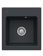 Мойка для кухни Villeroy & Boch Subway 45 XS Flat 44х47,5 см керамика ebony 67811FS5