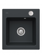 Мойка для кухни Villeroy & Boch Subway 45 XS Flat 44х47,5 см керамика ebony 67812FS5