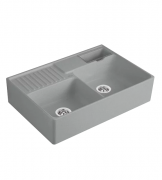 Мойка для кухни Villeroy & Boch Double-bowl sink двойная 89,5х63 см керамика stone 632391SL