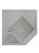 Мойка для кухни Villeroy & Boch Monumentum угловая 89,6х89,6 см керамика almond 330301AM