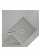 Мойка для кухни Villeroy & Boch Monumentum угловая 89,6х89,6 см керамика almond 330301AM