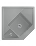 Мойка для кухни Villeroy & Boch Monumentum угловая 89,6х89,6 см керамика stone 330301SL