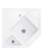 Мойка для кухни Villeroy & Boch Monumentum угловая 89,6х89,6 см керамика white alpin 330302R1