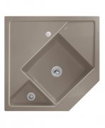 Мойка для кухни Villeroy & Boch Monumentum угловая 89,6х89,6 см керамика timber 330302TR