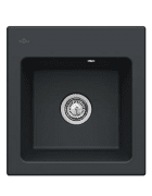 Мийка для кухні Villeroy & Boch Subway 45 XS Flat 44х47,5 см кераміка ebony 67811FS5