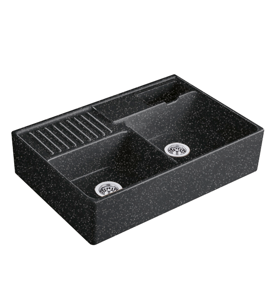 Мойка для кухни Villeroy & Boch Double-bowl sink двойная 89,5х63 см керамика chromit 632391J0