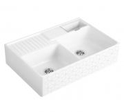 Мойка для кухни Villeroy & Boch Double-bowl sink двойная 89,5х63 см керамика mosaic 632391M1