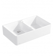 Мойка для кухни Villeroy & Boch Farmhouse 90 X двойная 90х55 см керамика white alpin 639002R1