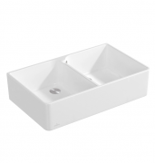 Мойка для кухни Villeroy & Boch Farmhouse 90 X двойная 90х55 см керамика stone white 639002RW