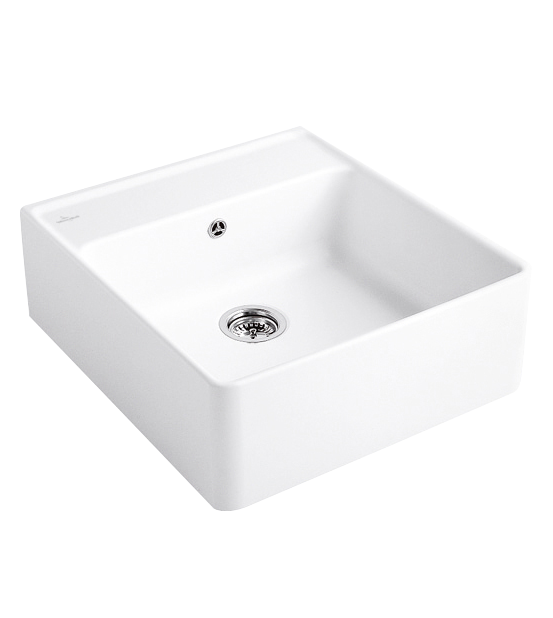 Мийка для кухні Villeroy & Boch Single-bowl sink 59,5х63 см кераміка stone white 632061RW