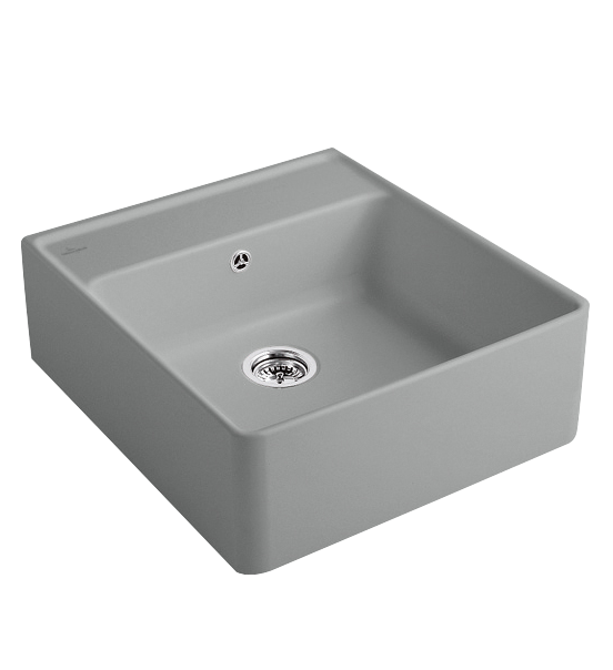 Мийка для кухні Villeroy & Boch Single-bowl sink 59,5х63 см кераміка stone 632061SL
