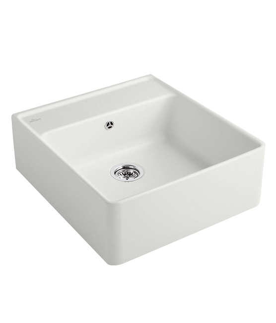 Мийка для кухні Villeroy & Boch Single-bowl sink 59,5х63 см кераміка steam 632061SM