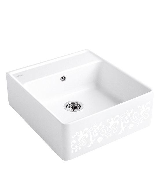 Мойка для кухни Villeroy & Boch Single-bowl sink 59,5х63 см керамика white pearl 632061KT