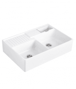 Мойка для кухни Villeroy & Boch Double-bowl sink двойная 89,5х63 см керамика snow white 632391KG