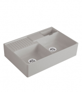 Мойка для кухни Villeroy & Boch Double-bowl sink двойная 89,5х63 см керамика fossil 632392KD