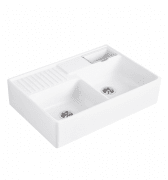 Мойка для кухни Villeroy & Boch Double-bowl sink двойная 89,5х63 см керамика stone white 632392RW