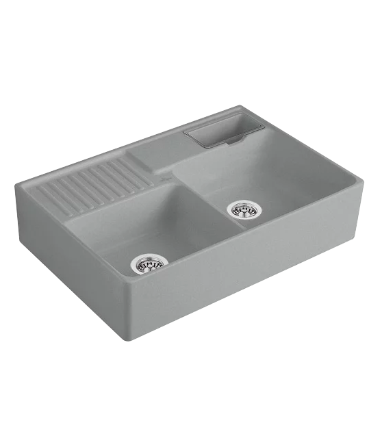 Мийка для кухні Villeroy & Boch Double-bowl sink подвійна 89,5х63 см кераміка stone 632392SL
