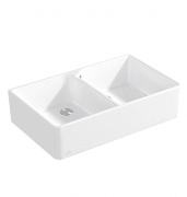 Мойка для кухни Villeroy & Boch Farmhouse 90 X двойная 90х55 см керамика white alpin 639001R1