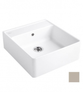 Мийка для кухні Villeroy & Boch Single-bowl sink 59,5х63 см кераміка almond 632062AM