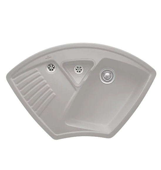 Мийка для кухні Villeroy & Boch Arena Corner 97,5х62,5 см кераміка fossil 672901KD
