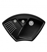 Мийка для кухні Villeroy & Boch Arena Corner 97,5х62,5 см кераміка chromit 672901J0
