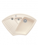 Мийка для кухні Villeroy & Boch Arena Corner 97,5х62,5 см кераміка ivory 672902FU