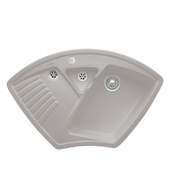 Мийка для кухні Villeroy & Boch Arena Corner 97,5х62,5 см кераміка fossil 672902KD