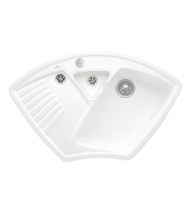 Мойка для кухни Villeroy & Boch Arena Corner 97,5х62,5 см керамика snow white 672902KG