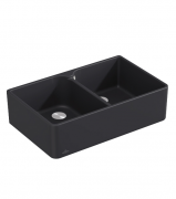 Мийка для кухні Villeroy & Boch Farmhouse 80 X подвійна 79,5х50 см кераміка ebony 638002S5