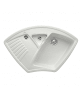 Мойка для кухни Villeroy & Boch Arena Corner 97,5х62,5 см керамика steam 672901SM