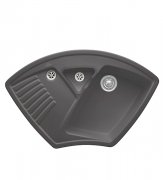 Мийка для кухні Villeroy & Boch Arena Corner 97,5х62,5 см кераміка graphite 672901i4