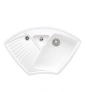 Мийка для кухні Villeroy & Boch Arena Corner 97,5х62,5 см кераміка snow white 672901KG
