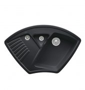 Мийка для кухні Villeroy & Boch Arena Corner 97,5х62,5 см кераміка ebony 672901S5