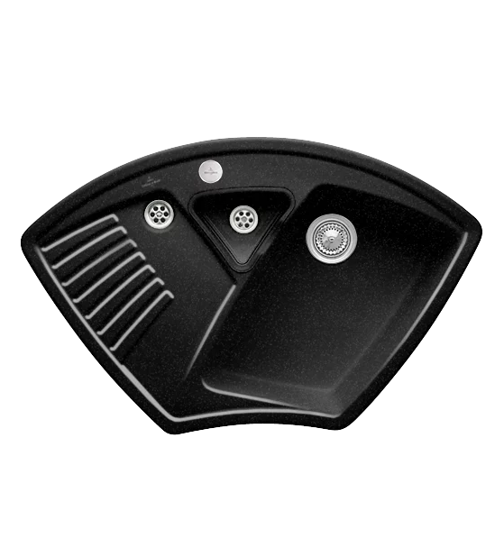 Мойка для кухни Villeroy & Boch Arena Corner 97,5х62,5 см керамика chromit 672902J0