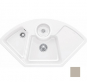 Мийка для кухні Villeroy & Boch Solo Corner 107,5х60 см кераміка almond 670801AM