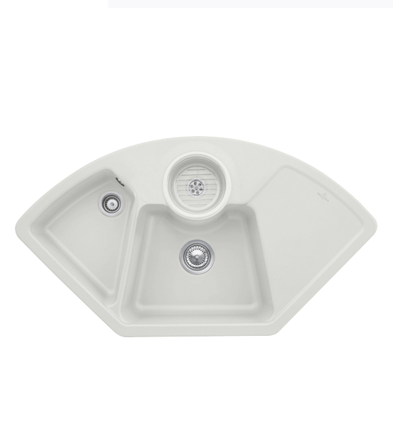 Мойка для кухни Villeroy & Boch Solo Corner 107,5х60 см керамика steam 670801SM