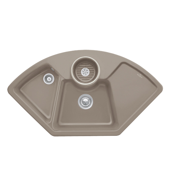 Мойка для кухни Villeroy & Boch Solo Corner 107,5х60 см керамика timber 670801TR