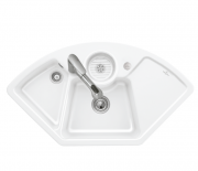 Мойка для кухни Villeroy & Boch Solo Corner 107,5х60 см керамика white alpin 670802R1