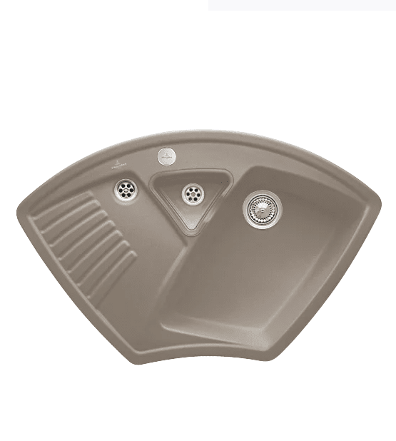 Мойка для кухни Villeroy & Boch Arena Corner 97,5х62,5 см керамика timber 672902TR