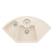 Мойка для кухни Villeroy & Boch Solo Corner 107,5х60 см керамика ivory 670801FU