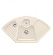 Мойка для кухни Villeroy & Boch Solo Corner 107,5х60 см керамика crema 670801KR